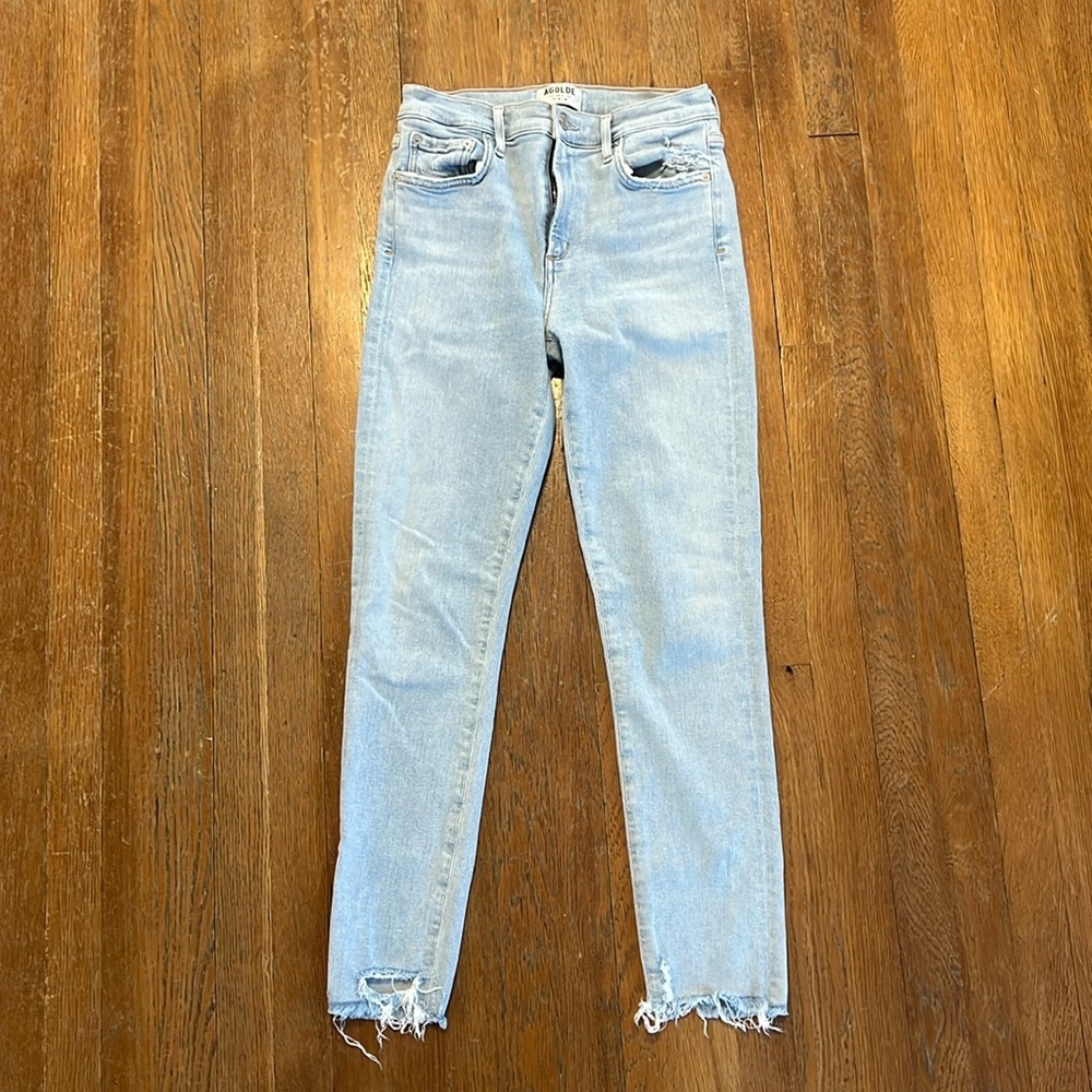 Agolde Light Blue Skinny Jeans